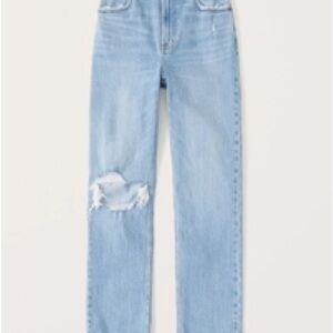 Abercrombie & Fitch 90s Ultra High Rise Straight Jeans